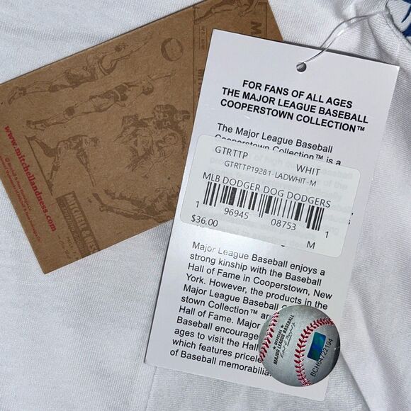 LA Dodgers Mitchell & Ness Dodger Stadium Dodger Dog T-Shirt Men’s Medium - Picture 6 of 7